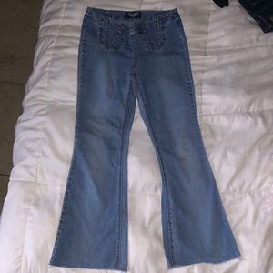 Bootcut vintage denim jeans. Lightly worn.